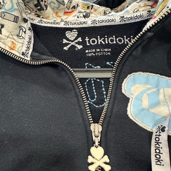 Tokidoki Kids Black Hoodie with Colorful Characters - Picture 4 of 10